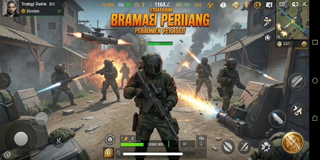 Tampilan gameplay 116X yang menarik dan penuh strategi.