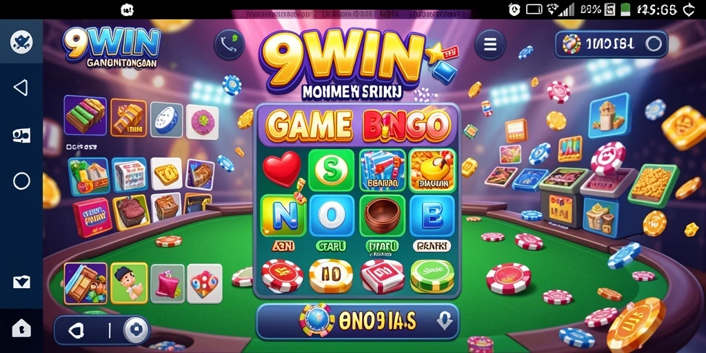 Gameplay Bingo seru dengan interaksi sosial yang menyenangkan.