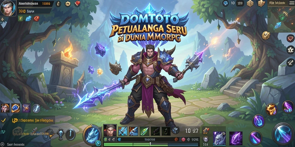 Tampilan gameplay DOMTOTO yang menakjubkan dan mendebarkan.