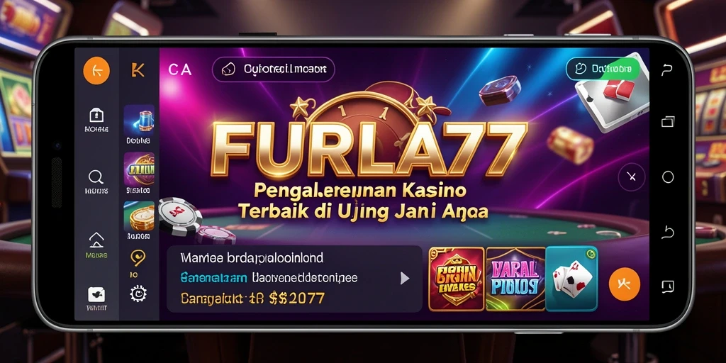 Screenshot utama FURLA77 menampilkan gameplay kasino yang seru dan dinamis.