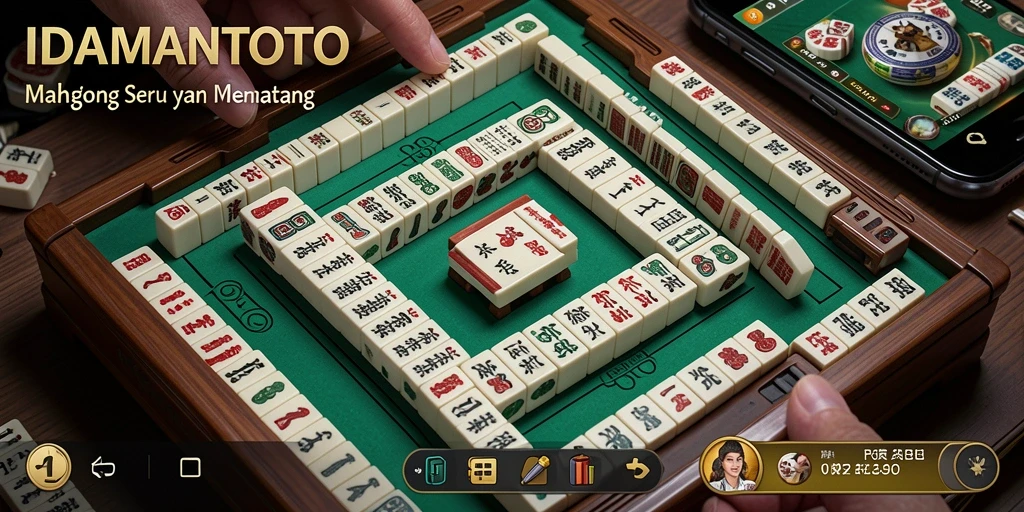 Gameplay menarik dari IDAMANTOTO dengan desain ubin Mahjong.