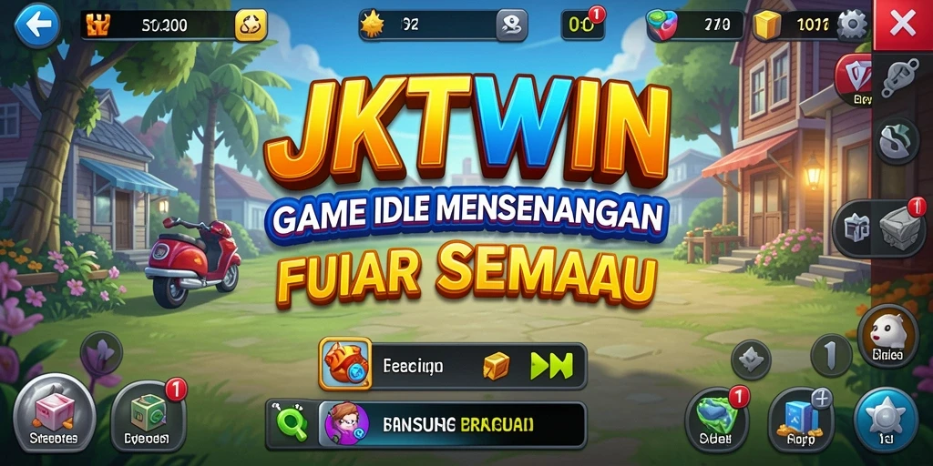 Screenshot JKTWIN menampilkan gameplay menarik dan karakter unik.