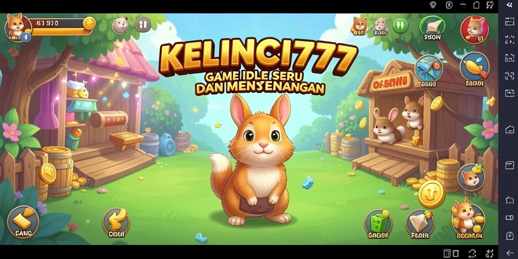 Gameplay KELINCI777 dengan kelinci yang lucu dan imut.