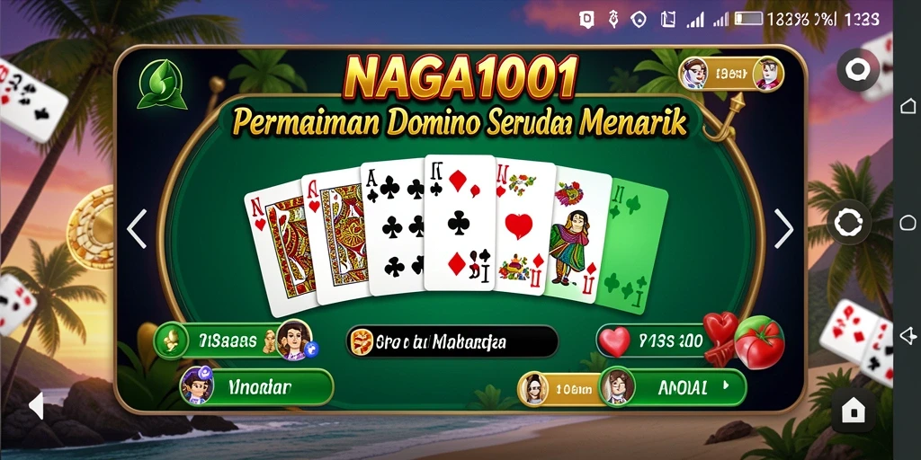 Tampilan menarik gameplay NAGA1001 dengan aksi Domino.