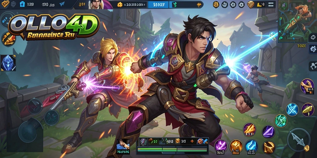Gameplay menarik dalam pertarungan tim di OLLO4D.