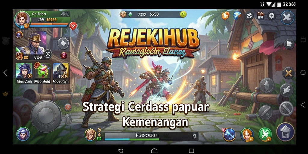 Tampilan gameplay REJEKIHUB yang mendebarkan dan penuh strategi.