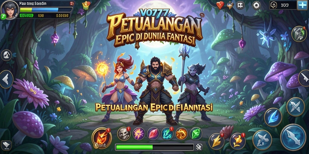 Gameplay seru VO777 dengan pertempuran yang intens.